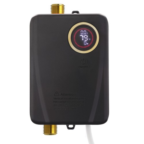 Elektrischer Warmwasserbereiter 3500W Schwarz Warmwasser-Durchlauferhitzer 220V - Bild 8 von 16
