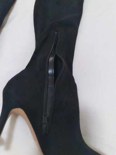 New ALDO Black Suede Over the knee Boots 7 M - Picture 3 of 7