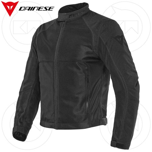 DAINESE MENS FABRIC MOTORCYCLE JACKET SEVILLA AIR TEX SUMMER JACKET BREATHABLE BLACK - Picture 1 of 11