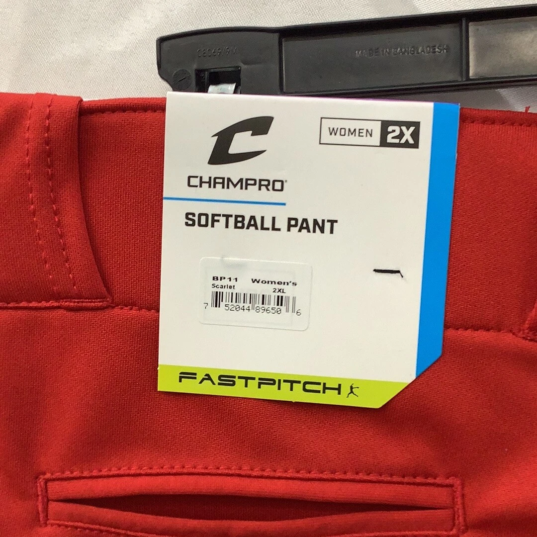 Womens red shop softball pants