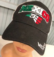 Mexico Flag Colors Mesh Tourist Snapback Baseball Hat Cap