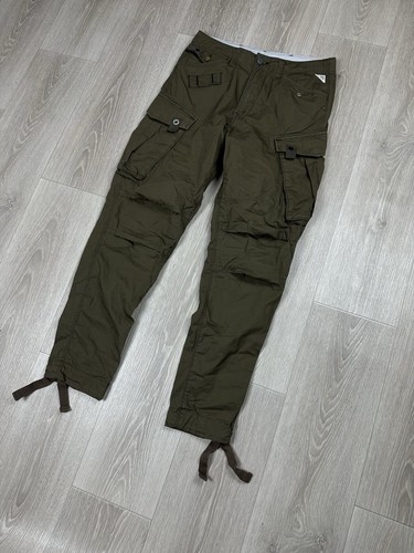 Vintage G-Star Raw Ribstop Utility Cargo Pants Green W30 Men's - Picture 4 of 14