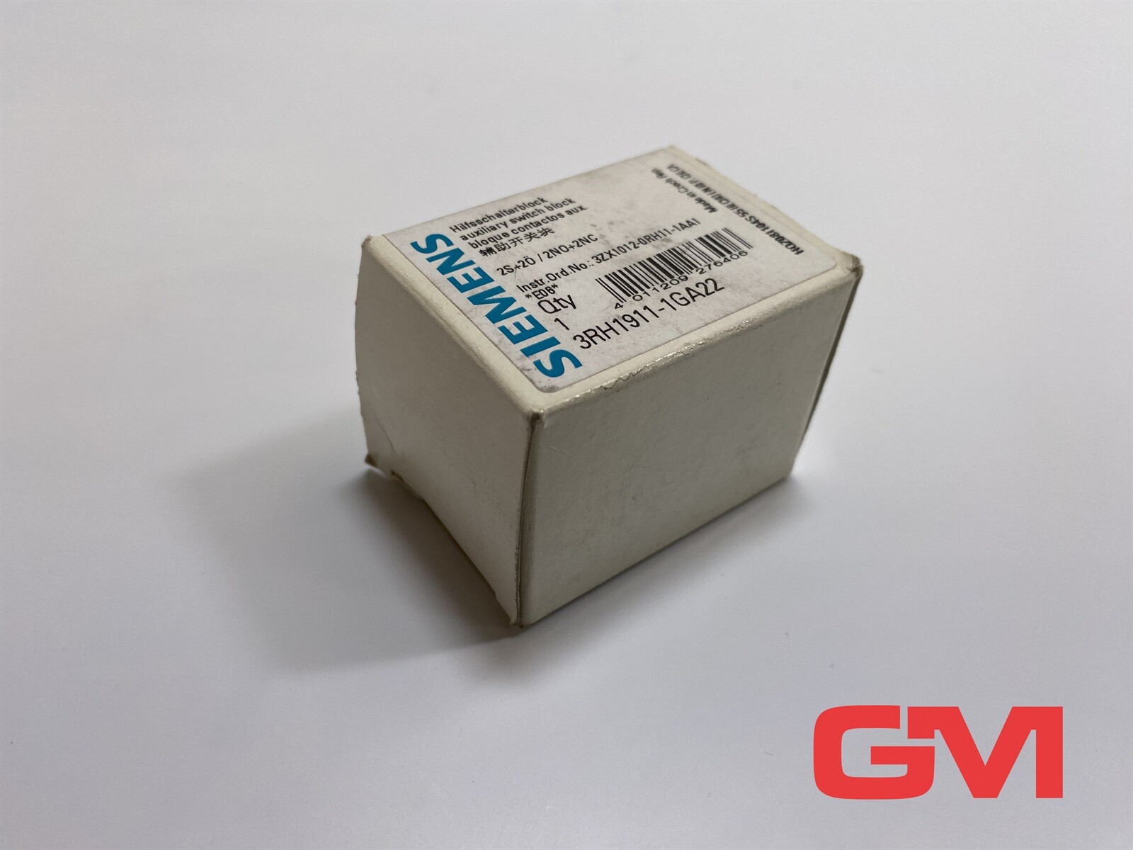 Siemens Auxiliary Switch Block 3RH1911-1GA22 2NO + 2NC