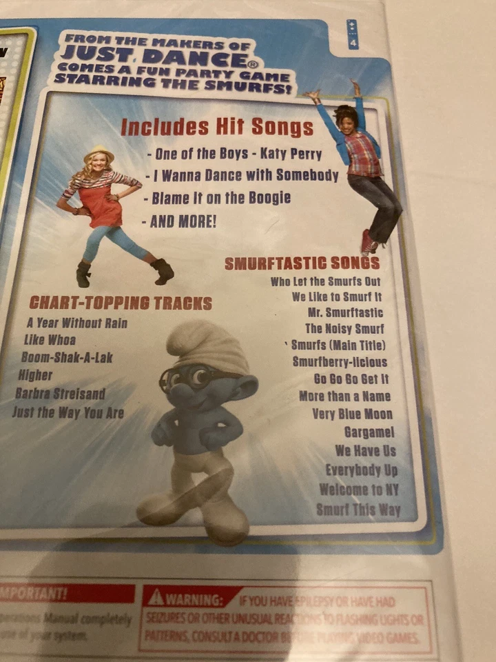 The Smurfs Dance Party (Nintendo Wii, 2011)Brand New Sealed Fast Ship - Image 3 of 4