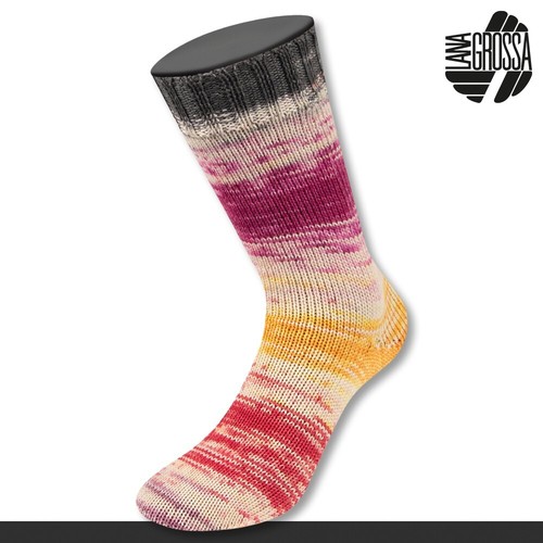 Lana Grossa 100 G Meilenweit 100 Dusk Stricken Socken Wolle Garn 13 Farben - Bild 33 von 40