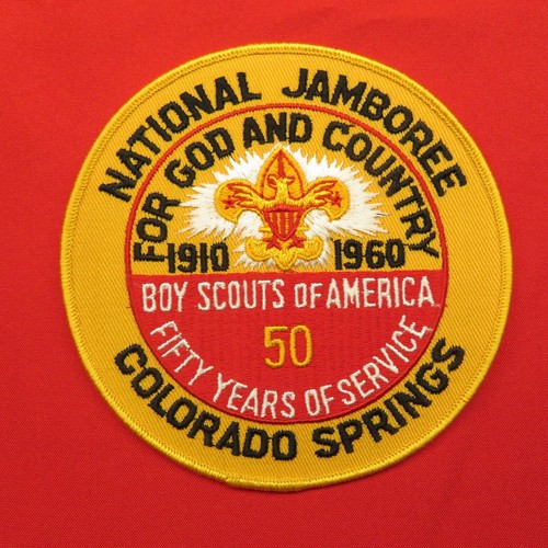Boy Scouts Of America 1960 National Jamboree Jacket Patch 50 Years Of Serv R2110 - Bild 2 von 4