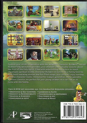 Character Builders [16 Fully-Animated Episodes] (DVD, 2007, 8-Disc  