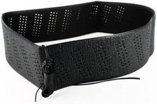 Generic Black Lace-on Steering Wheel Cover Grip Classic Stretch Accessory Auto V