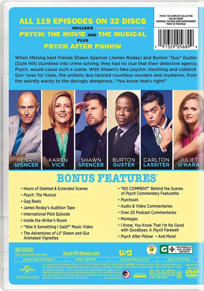 Psych full episodes sale