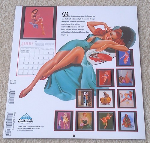Pin Up Kalender 1998 - Bild 2 von 2