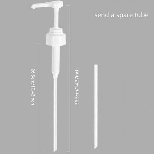 Dispensador de líquidos de 3 piezas para bomba de jarabe de cocina condimento café leche té dispensador - Imagen 14 de 14