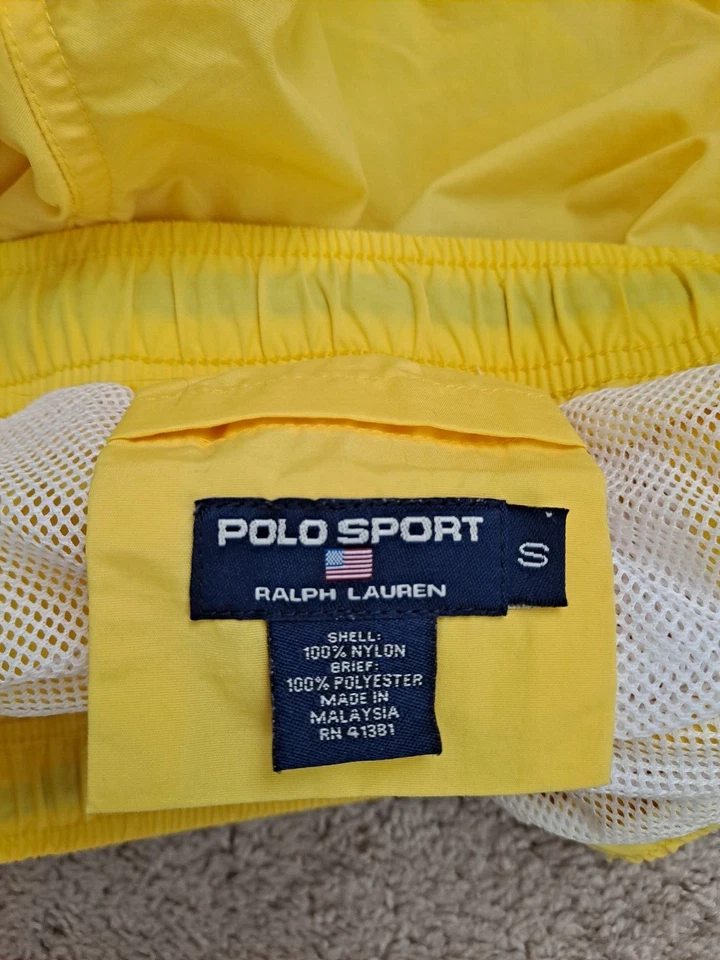 Bañador Polo Sport Ralph Lauren amarillo de colección para hombre talla S Foto 2 de 4