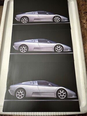 BUGATTI EB110 SPORT STRADALE Original Sales Brochure/Leaflet 1992 - LOT OF 3!