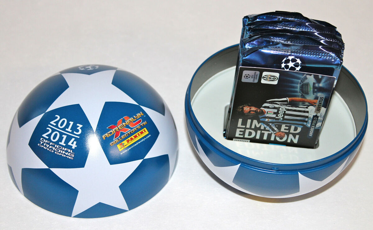 Panini ADRENALYN XL CHAMPIONS LEAGUE 2013/2014 CASE 6 TIN Panini ADRENALYN XL CHAMPIONS LEAGUE 2013/2014 CASE 6 TIN