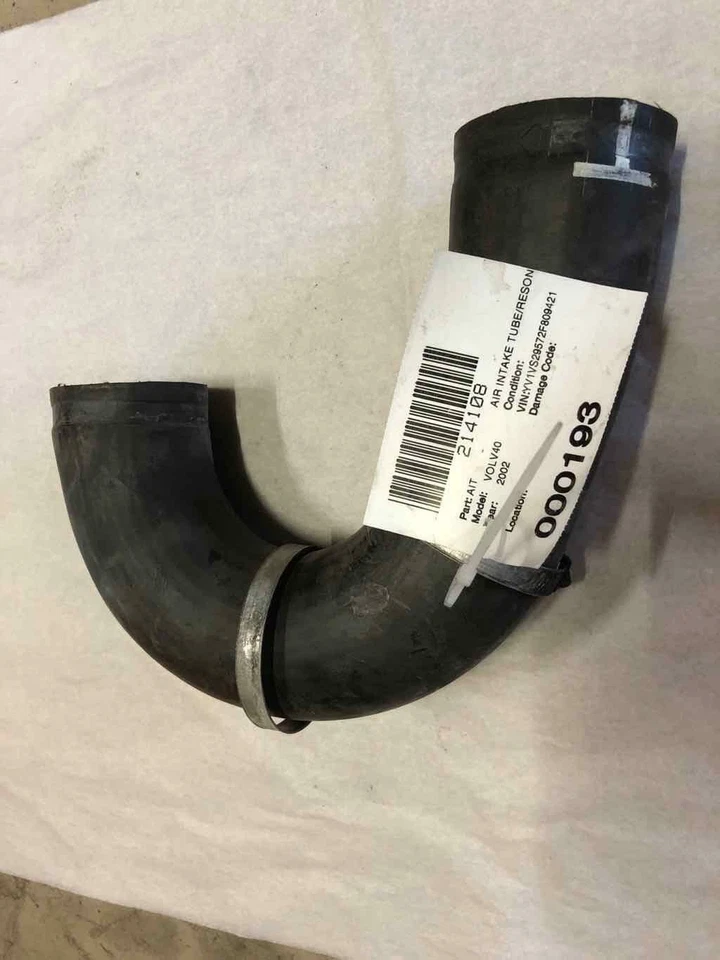 Volvo Serie 40 S40 2002 sedán turbo cargador superior intercooler manguera tubo M Foto 3 de 4