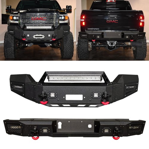 Chrome Front Bumper Skid Plate Panel For 2015-2019 GMC Sierra 2500HD 3500HD