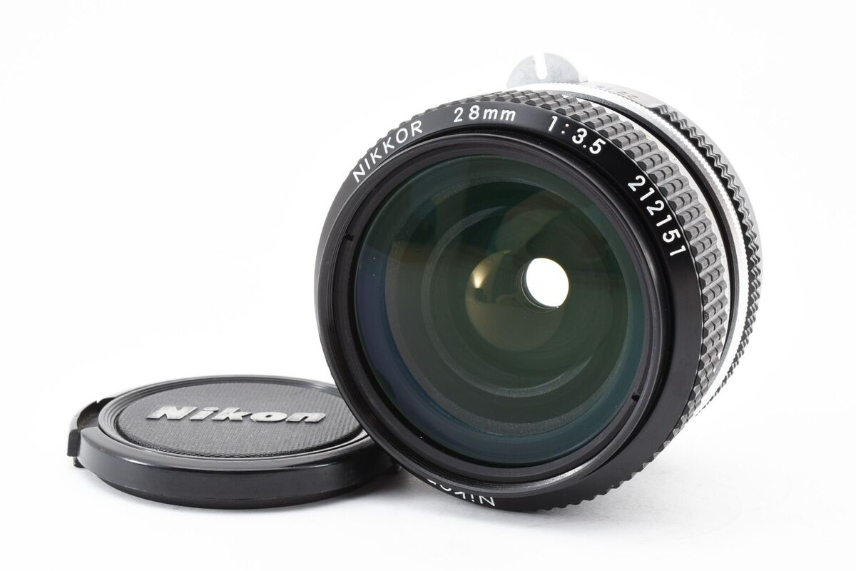 Nikon Nikkor 28mm F/3.5 Non-Ai Wide Angel Prime Lens [Exc+++ Nikon Nikkor 28mm F/3.5 Non-Ai Wide Angel Prime Lens [Exc+++