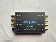 AJA UHD 4K 12GDA 12G-SDI 1x6 Reclocking Distribution Amplifier