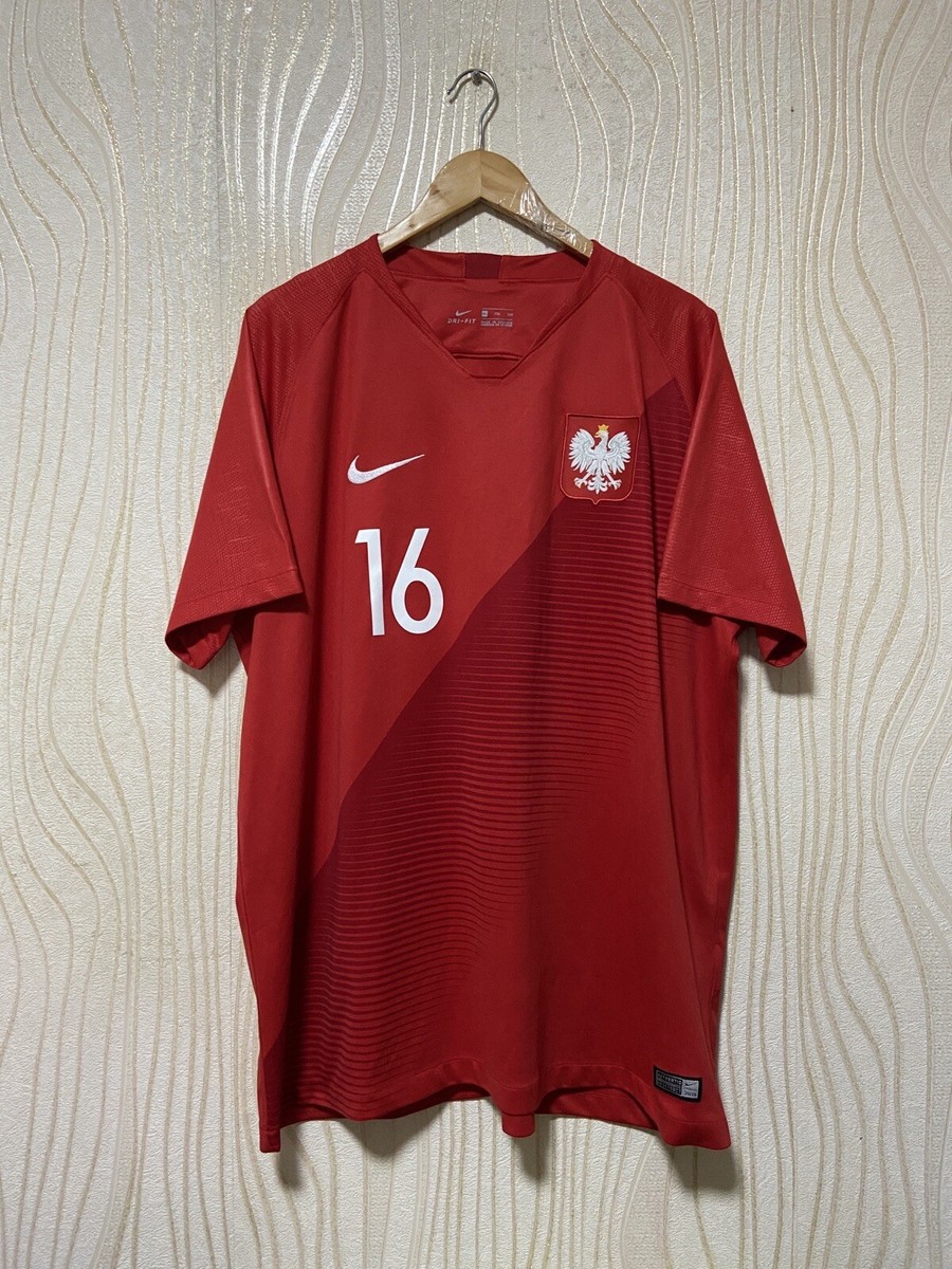 POLAND 2018 2019 AWAY FOOTBALL SHIRT SOCCER JERSEY NIKE 2XL