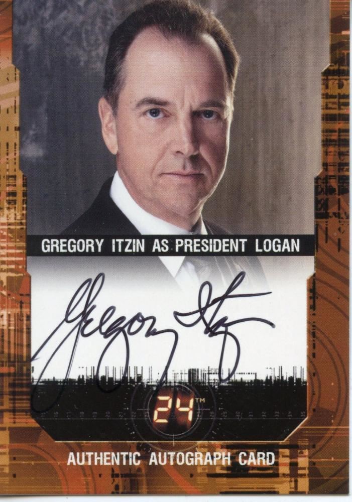 24 Twenty Four Season 5 SDCC08A2 Autograph Card Gregory Itzin SD Comic