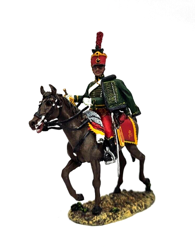 Soldat De Plomb 90mm - Hussard Du 6ème Régiment - Premier Empire - Peint Main