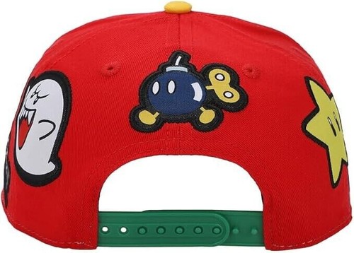 New SUPER MARIO BROTHERS Embroidered Snapback Baseball Hat Cap Nintendo/YOUTH - Picture 6 of 7