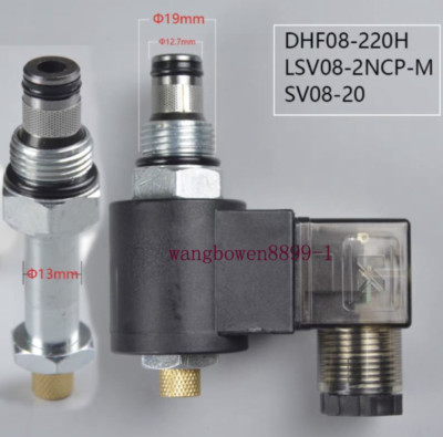 Threaded Cartridge Solenoid Valve 2 Position 2 Way Normally Closed DHF08-220H