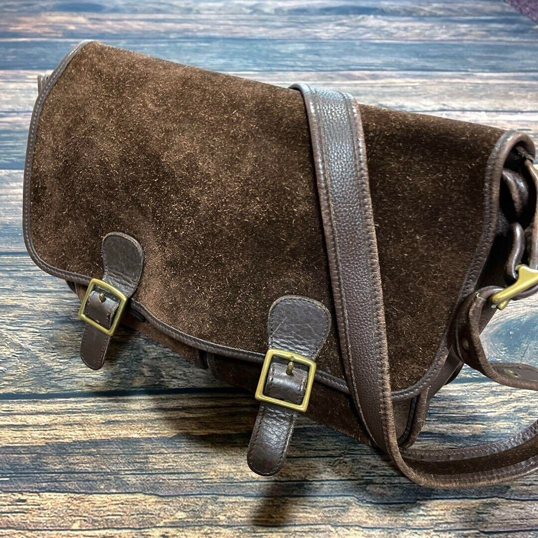 COACH Old Berkeley Messenger Field Bag Suede 5284 Brown COACH Old Berkeley Messenger Field Bag Suede 5284 Brown