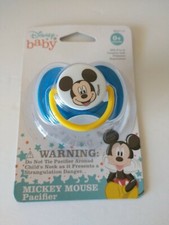Blue Pacifer Disney Baby Mickey Mouse 0 Months BPA-Free