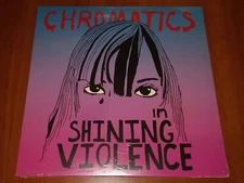 CHROMATICS IN SHINING VIOLENCE LP *RARE* CLEAR BLUE VINYL IDIB US PRESS 2018 New
