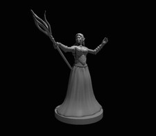 Drow Elf Elves Priestess Monster Manual 28mm Scale DND D&D Tabletop Miniature