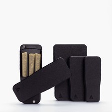 Pre-Rolls Case, Magnetic Cigarette Crush Proof Holder for Cones, Black XL