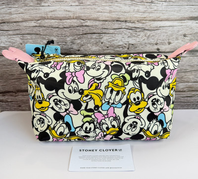 Stoney Clover Lane Disney MICKEY MINNIE MOUSE Friends Small Pouchette Pouch Bag