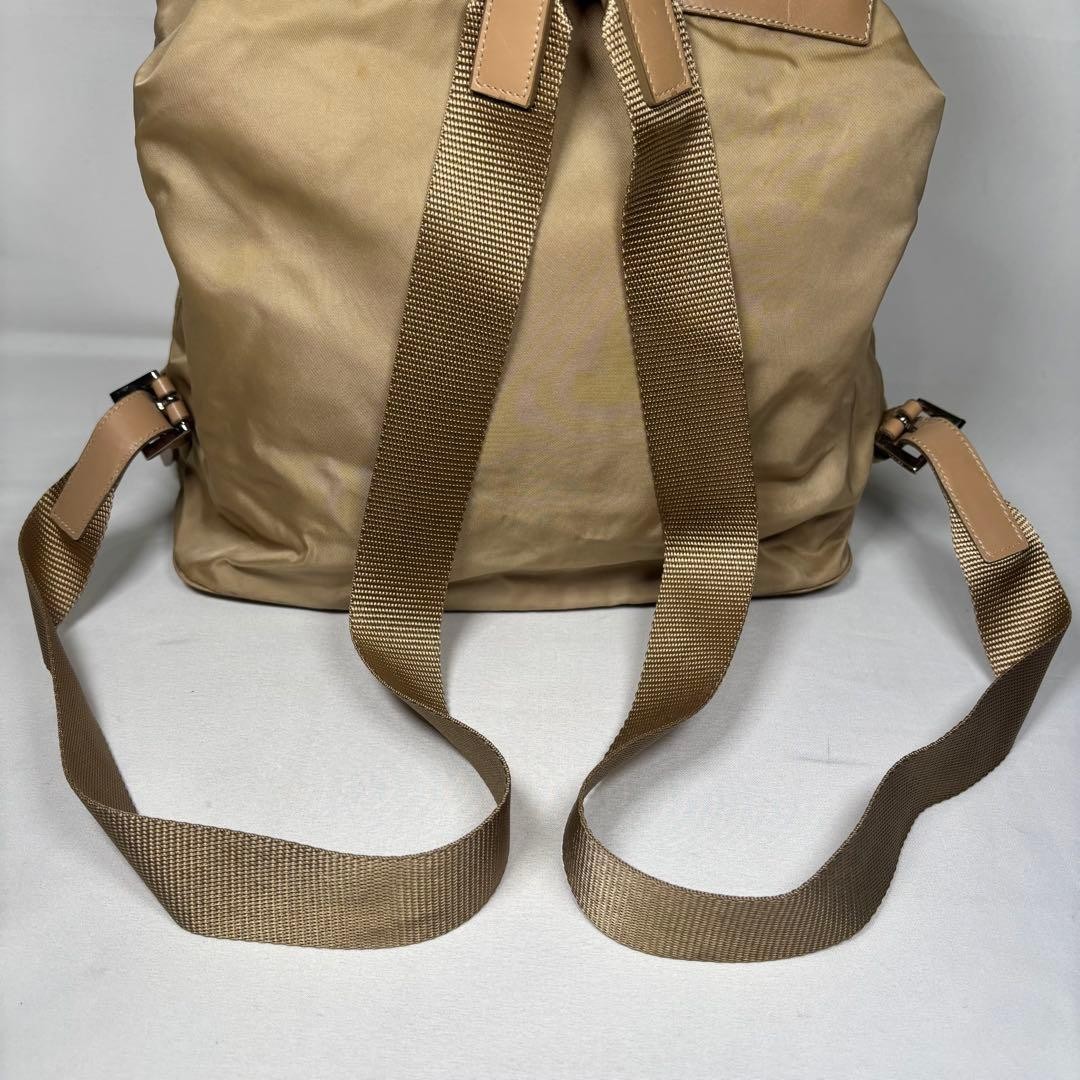 Prada Mini Backpack Tesuto Nylon Drawstring Trian… - image 5