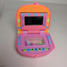 2005 Pixel Chix Purse Pink Interactive Compact Games Work No Glitches No Sound