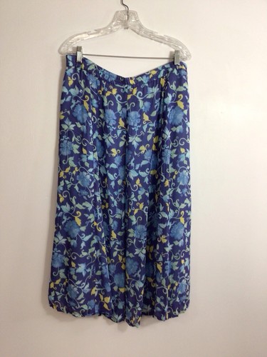 Oilily Vintage Floral Maxi Skirt Cottage Core Womens XL - Picture 7 of 9