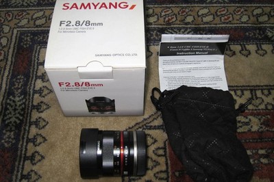 Samyang 8mm F2.8 UMC Fisheye for Sony E Mount Used