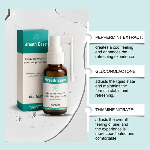 Breathease Lungenreinigungsspray, Breathease Lungen-Linderungsspray 30ml/Stk. - Bild 9 von 15