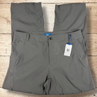 NEPALLO Mens Performance Trophy Pro Stretch Pant Size 38Wx34L Gray NWT