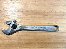J H Williams & Co 8" Superjustable Adjustable Wrench USA VTG