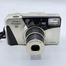 Vintage Yashica Microtech Zoom 90 Kyocera 35mm Film Camera Panorama Tested