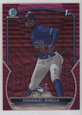 2023 Bowman Chrome Fuchsia & Pink Vapor Refractor 95/199 Enmanuel Bonilla 19bb