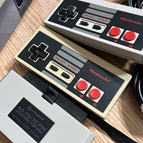 Nintendo NES Console REGION-FREE w/ 2 controllers + cords + Famicom adapter