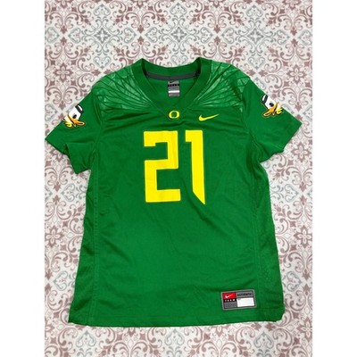 Nike Oregon Ducks Jersey 21 Green Mens Small Team Authentic NCAA Football