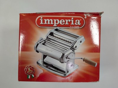 Imperia SP150 150mm Pasta Maker w/ Cutter Clamp Chromed Steel iPasta Italy Box