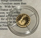 Birth Nation Statue of Liberty 0.5g 14K Fine Gold Coin - American Mint