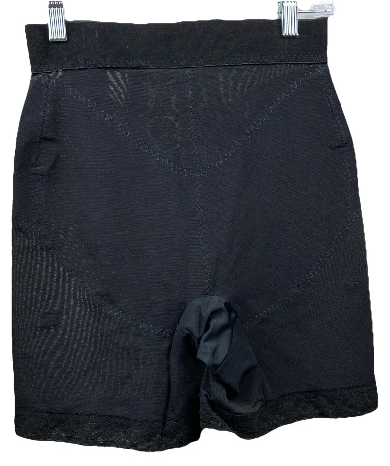 M Vintage triumph brand bandage mesh firm control bottom girdle with garter - Image 2 of 4