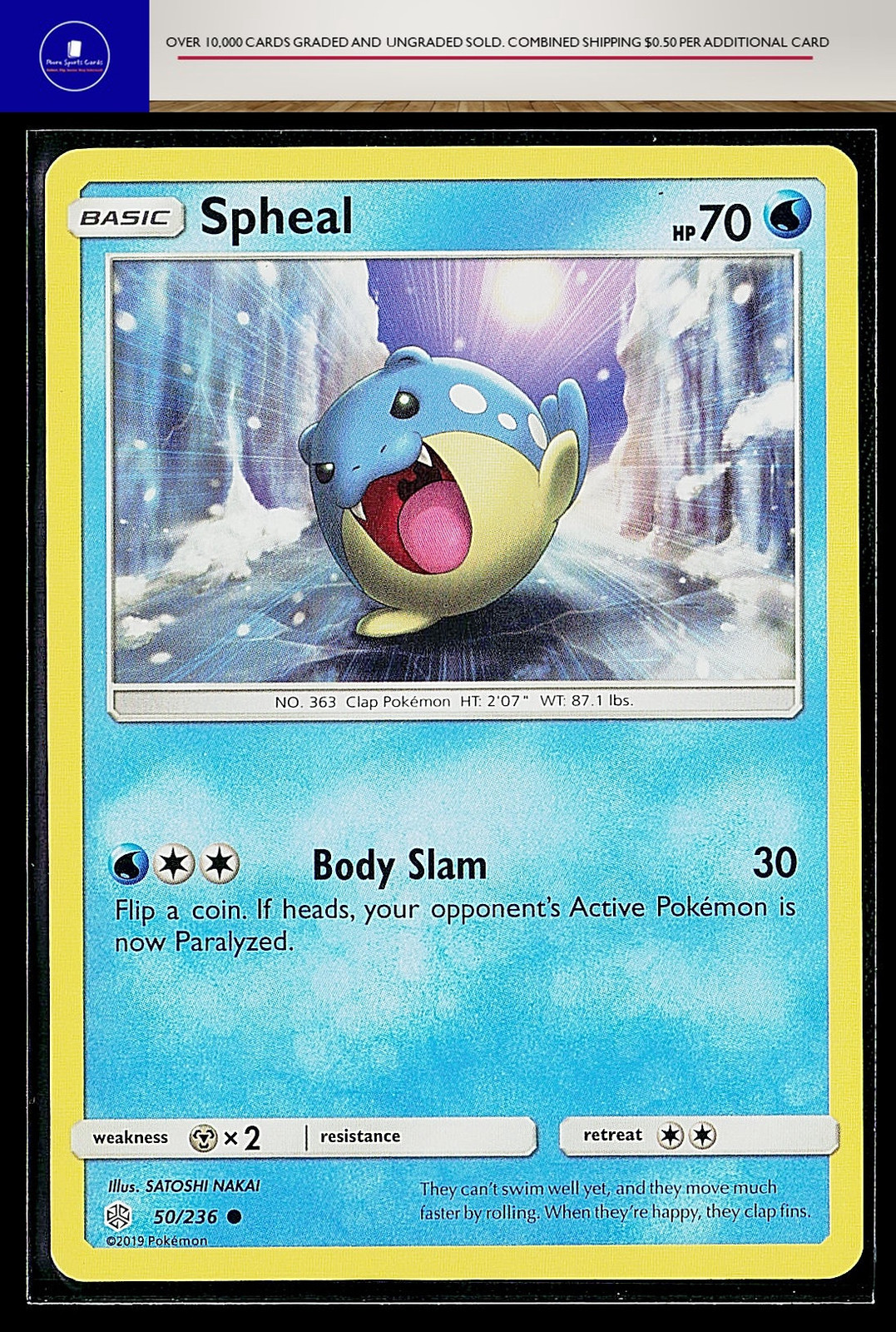 SM - Cosmic Eclipse Spheal #50/236 Common