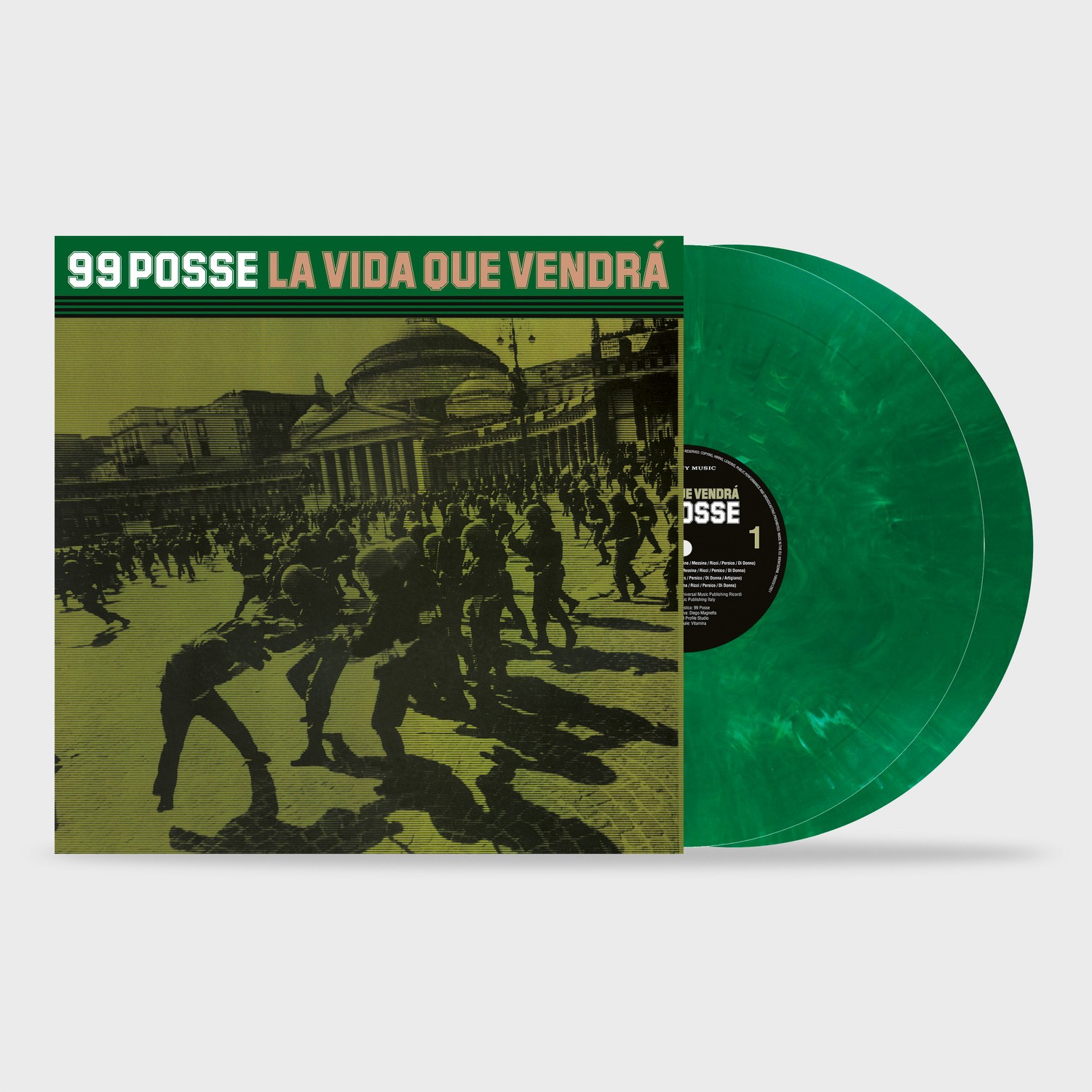 99 Posse The Life That Will Come (Remix) Double Vinyl LP Colored Green Marbled
