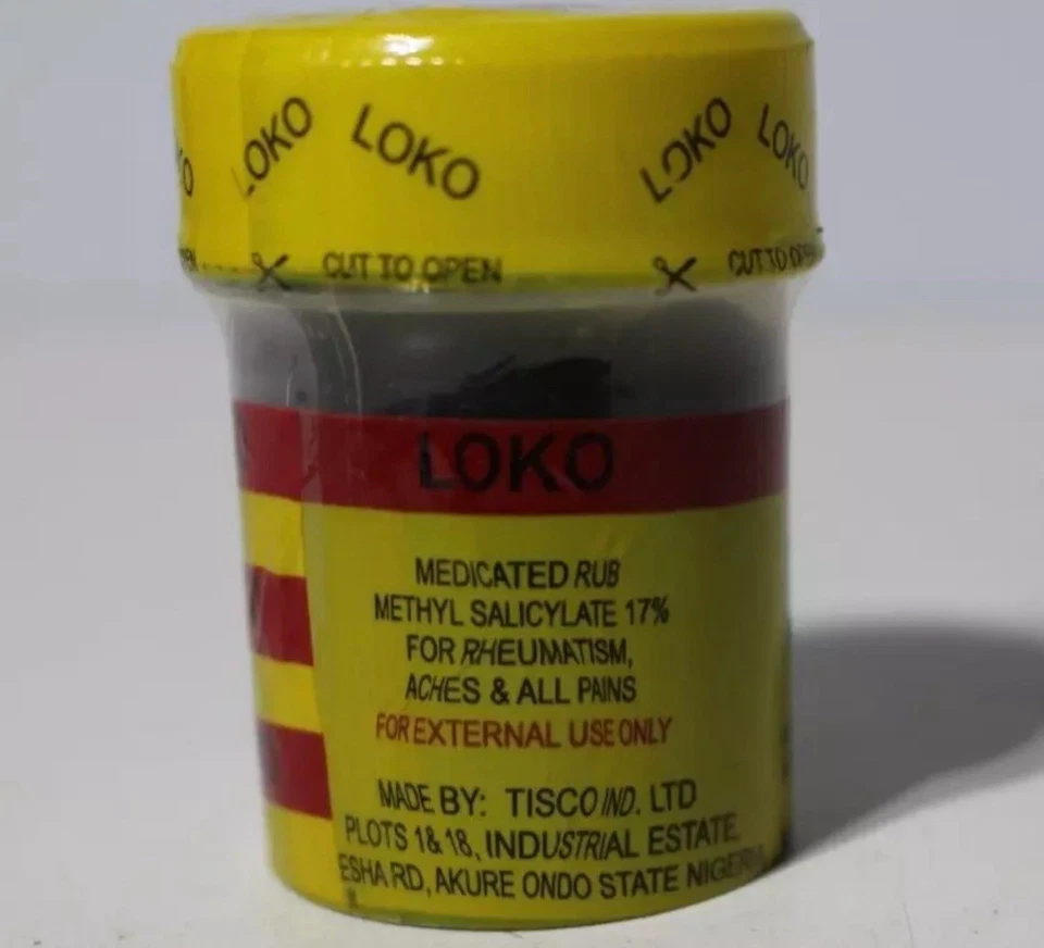 Loko Medicated Rub Balm für Rheuma, Schmerzen und Muskelschmerzen 25g (2 Packungen)